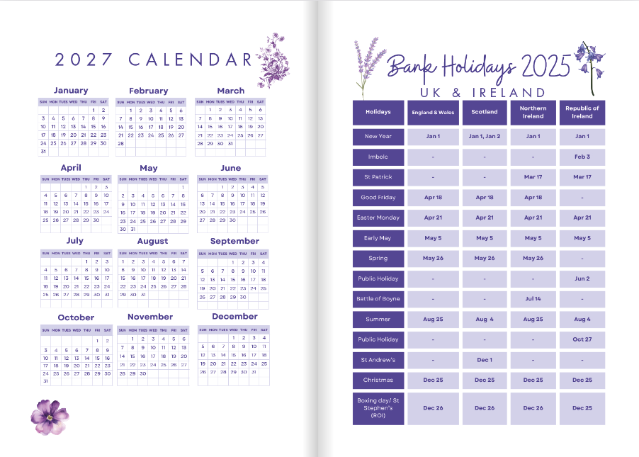 Gratitude Journal - Mothers Day Edition - Purple
