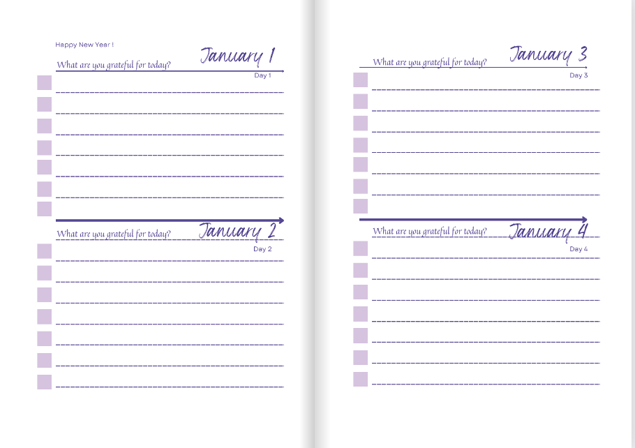 Gratitude Journal - Mothers Day Edition - Purple