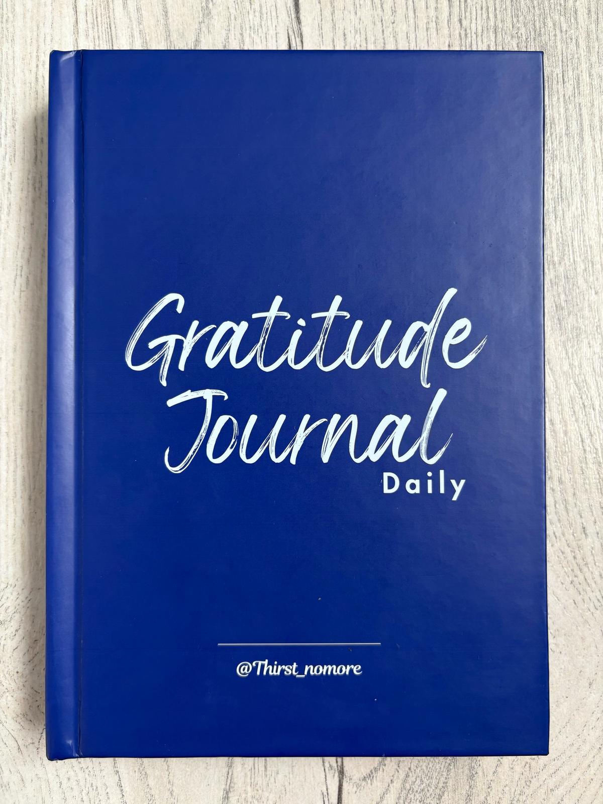 Gratitude Journal - A5 - Boss Blue - Front Cover