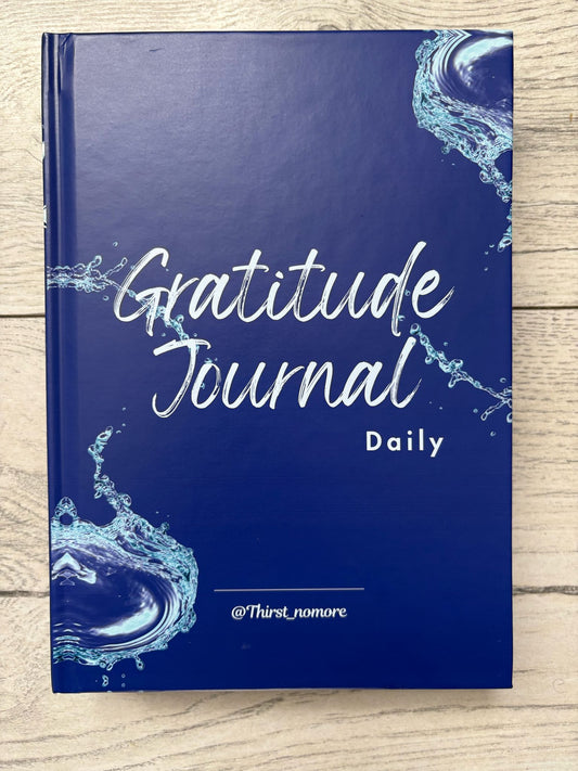 Gratitude Journal - A5 - Blue Water - Front Cover