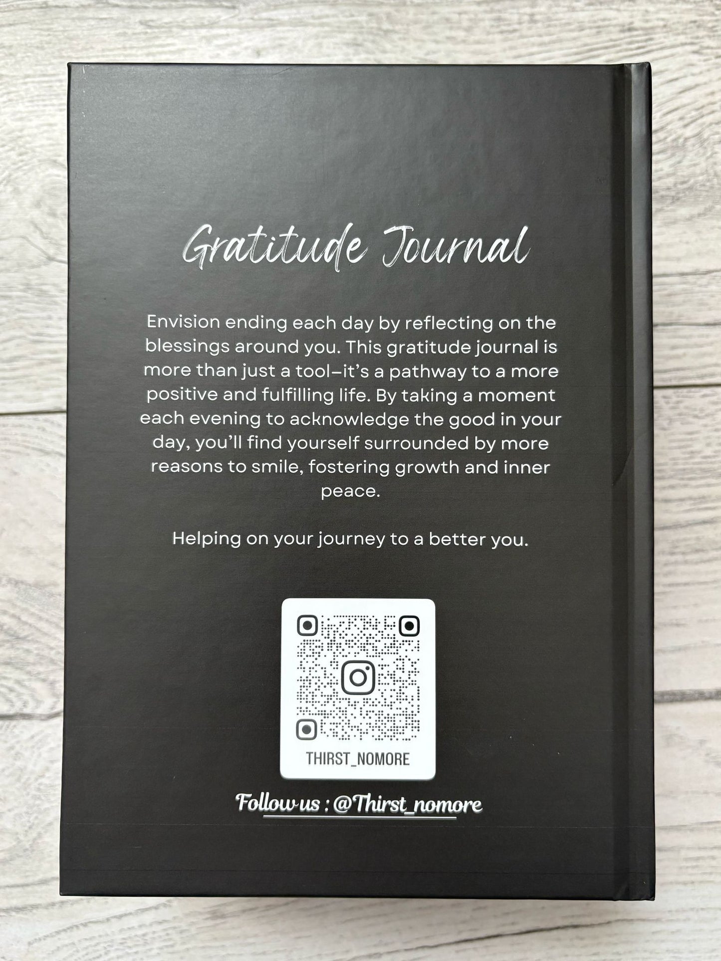 Hardback gratitude journal 