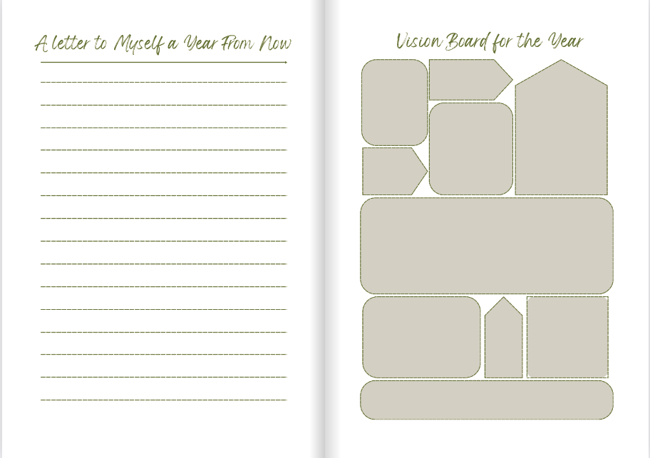 Gratitude Journal - Mothers Day  - Green