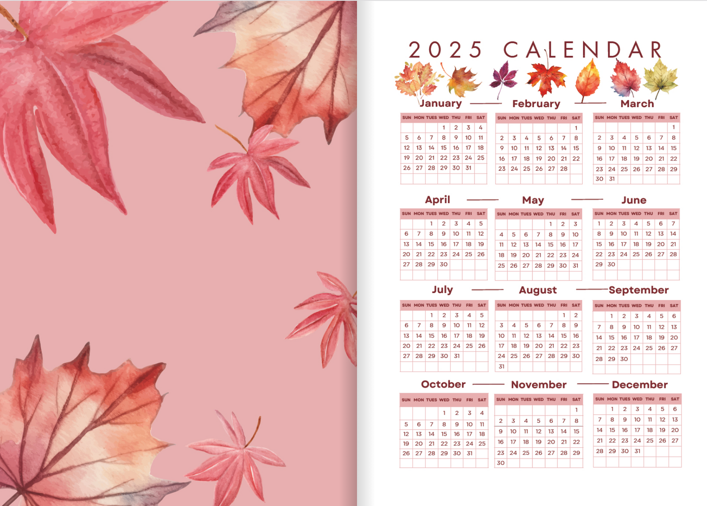 Gratitude Journal - Ruby Red